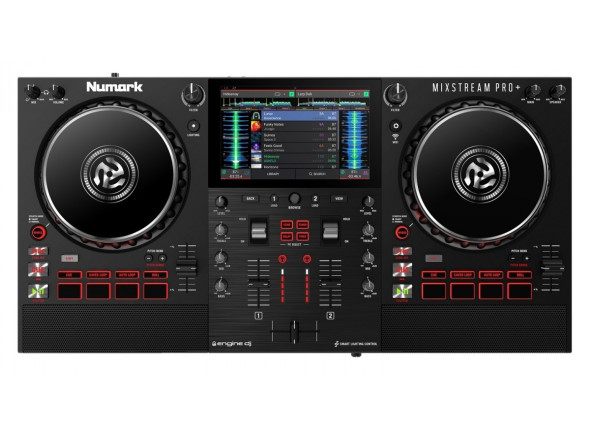 Numark Mixstream Pro+ Controlador DJ All-in-One com Wi-Fi